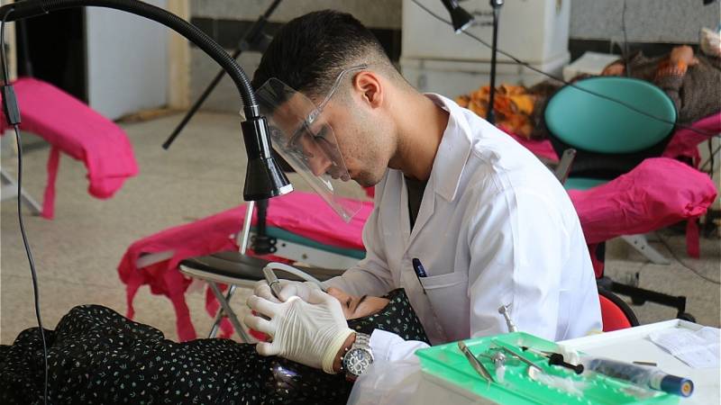 بهره مندی ۶۱۲۰ نفر از روستاییان قلعه گنج از خدمات اردوی جهادی